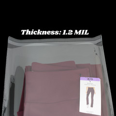11×14 Poly Clear Plastic Bags Self Adhesive Seal T-Shirt Apparel Resealable