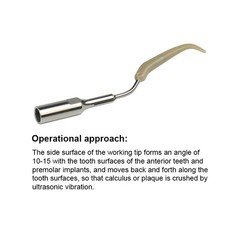 Ultrasonic Dental Scaler Implant Tips Cleaning Orthodontic Fit for SATELEC / DTE