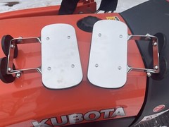 PREMIUM MAGNET MIRRORS Tractor/Skidsteer RUBBER COATED STAINLESS STEEL! kubota
