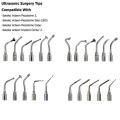 Dental ACTEON Piezotome 2 Cube Ultrasonic Surgery Tips Satelec Piezo Scaler Tips