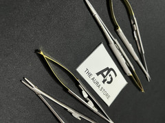 Lot Of 4 Pcs Hu-Friedy Castroviejo Needle Holder