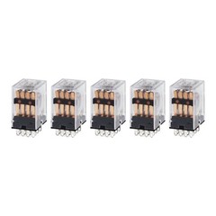 5 pcs DC 24V Coil Power Relay 14 pin Replacement for Omron MY4NJ MY4N-J