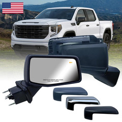 Longling Passenger Right Side Door Mirror Power And Heated Glass Bsmblind Spot