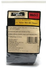 Uncle Mike’s 8865-2 2-1/4″ Nylon Web Belt Keepers, 4-pack