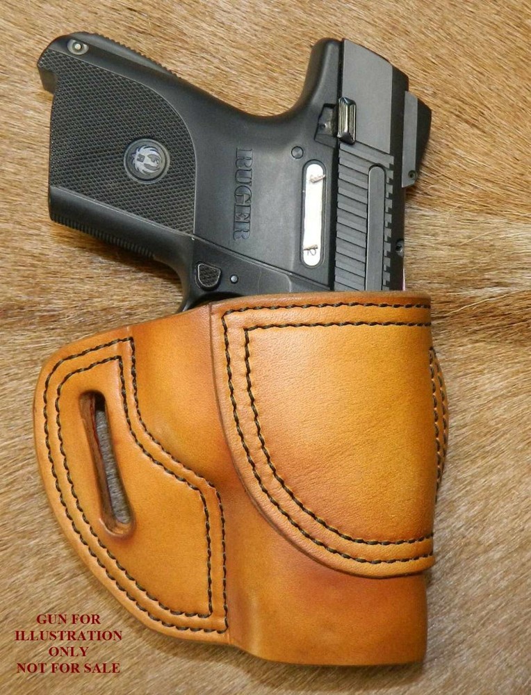 Gary C’s Avenger OWB Right Hand HOLSTER – for the Ruger SR9C/SR40C Leather