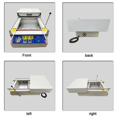 220V 1PH 3.6KW Vacuum Blister Machine 15.7″*15.7″*5.9″ 20m³/h Pump