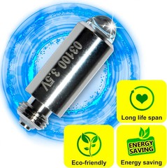 2-Pack HQRP 3.5V Halogen Bulb for Welch Allyn 03100-U 03100-1 20000 20200