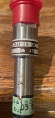 Weinschel Engineering 211-10 RF Power Attenuator 9.1-10.0-10.2 db @ 1-4-10 KMC