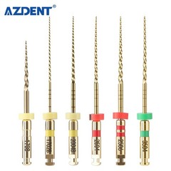 AZDENT Series E Dental Heat Activated Rotary Endo Files #17-#35 21mm/25mm Engine