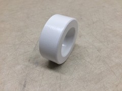 X1 Large Ferrite Bead White 1 3/8in Inside 2 1/2in Outside 1/2in Thick 1in Wide