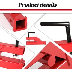 Receiver Hitch 2″ Clamp On Trailer Tractor Bucket Mount Adapter For Deere Bobcat