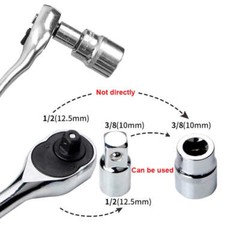 4pc Silver Black Variable Diameter Sleeve Square Sleeve Conversion Flying Head A