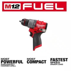 Milwaukee M12 Fuel 1/2 Inch Hammer Drill/Driver Model 3404-20 (Tool Only)