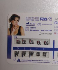 50 Sets Dental Orthodontic Metal Brackets MIM Monoblock Mini Roth 018 345 hooks