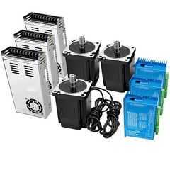 1/3/5 Axis NEMA34 Closed Loop Stepper motor Hybrid Servo HB808C Driver CNC Kit