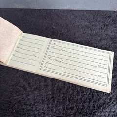 Vintage 1960’s Rent Receipt Book Ephemera