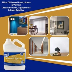 New Odorless Mineral Spirits 1 Gallon Paint Thinner Fast Shipping..
