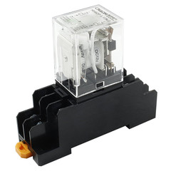 2 Pcs DC 12V Coil 8 Pin 10A DPDT Electromagnetic Power Relay 12V, 8Pin-10A