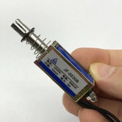 5x Micro DC Solenoid Valve Electromagnet DC 12V Spring Push-Pull Through Type US