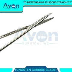 2PK – Premium TC Metzenbaum Scissors, Gold – German Steel, Sharp Cut Shears