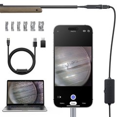 Rifle Borescope USB C Camera iPhone 15/16 Android .20 Caliber Teslong Fits