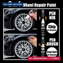 Matte Black Rim Touch Up Paint – Wheel Repair Kit Curb Rash, Quick And Easy Whee