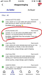 BaggiesSince1987 – 3030 ZIP COLOR BAGS 3″ X 3″ 200 PCS MIX O CHOOSE, READ DETAIL