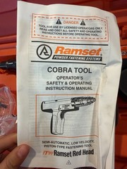 Ramset 16941 Cobra Plus .27 Caliber Semi Auto Powder Actuated Tool
