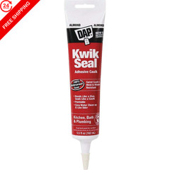 DAP 18013 6 Pack 5.5 oz. Kwik Seal Kitchen and Bath Adhesive oz., Almond