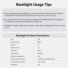 4PCS CMYK Lithophane LED Backlight Board Kit Compatible with Bambu Lab A1/A1 Min