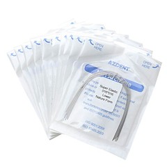 AZDENT Dental Orthodontic Super Elastic NITI Rectangular Arch Wires 10Pcs/Pack