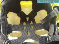 Yellow And Gray Type 3 Bushfire Fire Fighting Safety Helmet 1801:1997