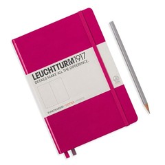 Leuchtturm1917 Medium A5 Dotted Hardcover Notebook (Berry) 249 Numbered Pages