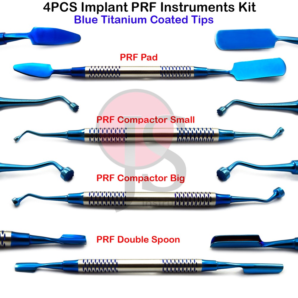 Dental Platelet Rich Fibrin PRF GRF Flap Soft Brushing Bone Compactor Surgery