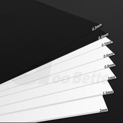 PVC Sheet Plastic Sheet Panel DIY project Thin Hard Plastic Plat Thick 0.2mm-5mm