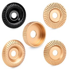 71878 5PCS Wood Carving Disc Set for 4-Inch to 4 1/2-Inch Grinders