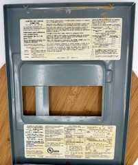 Square D Homeline 100 Amp 6-Space Surface Mount Main Lug Load Center Enclosure