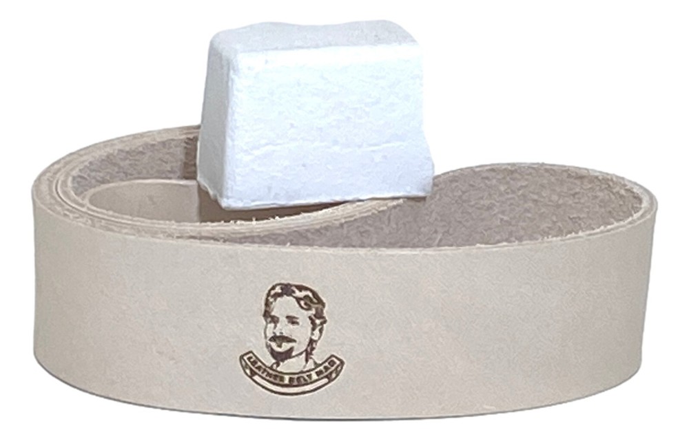 1″ x 30″ Leather Honing & Polishing Strop Belt – Buffing Compound Included