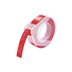 5PK Black Red Green Blue for Dymo Label Makers 3D Plastic Embossing Tapes 3/8″