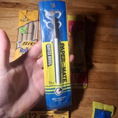 Vintage 1980s Bic Crayola pens color Papermate pencils NOS Lot