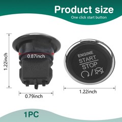 Keyless Ignition Start Stop Switch for Jeep, Chrysler, Dodge Vehicles