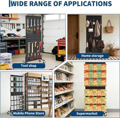 2X5Ft Standing Pegboard Display Peg Board Display Rack Pegboards Display Stand