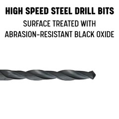 Drill America 19.00Mm High Speed Steel Drill Bit Dwdmm Series