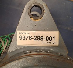 Dexter T600 T900 Front Load Washer Motor 3PH, P/N: 9376-298-001 [USED]