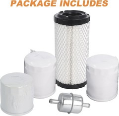 Vehicle Specific Filter Set for Kubota – Includes Air, Oil, Fuel & HST Filters