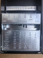 Lot of 2 – Huot Drill Bit Storage / Index Box for 29 Bits 1/16″ to 1/2″ By 1/64″