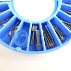 120pcs/kit Dental Screw Post Completed Kit Silver/Gold Plated Endo Conical Pins
