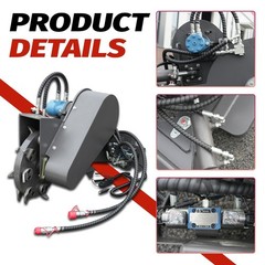 Free Shipping Swing Head Stump Breaker Attachment for Mini Skid Steers in USA