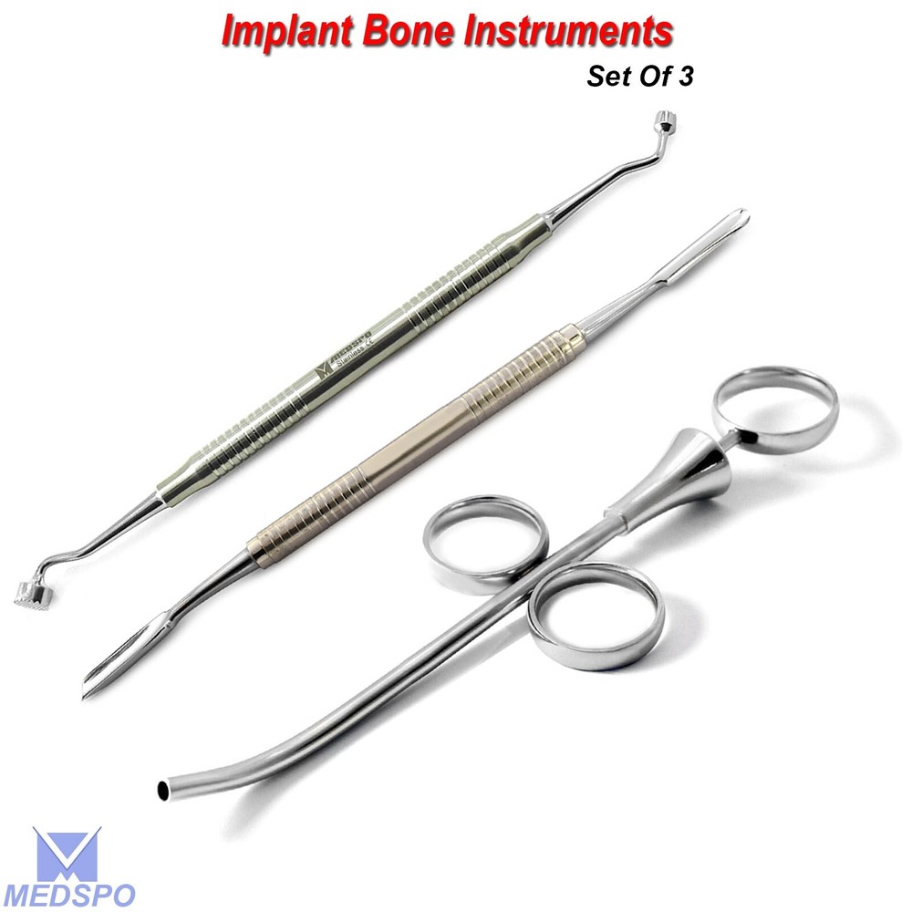 Bone Graft Packer Compactor Plugger Packer Implant Implantology Instruments Kit