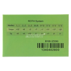AZDENT Dental Ortho Self-ligating Brackets Mini Roth/MBT .022 Hook 3 4 5 Braces
